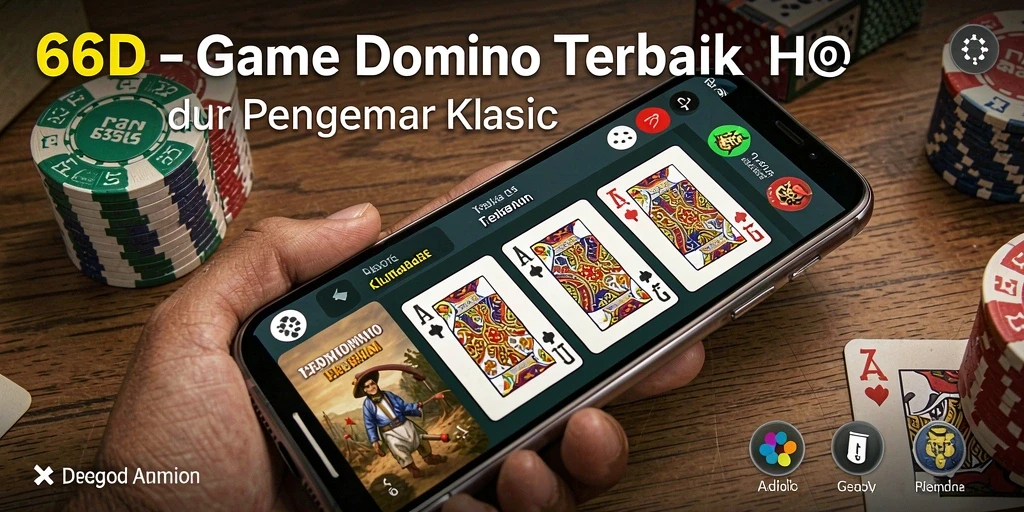 Screenshot gameplay 66D yang menunjukkan keseruan bermain Domino.