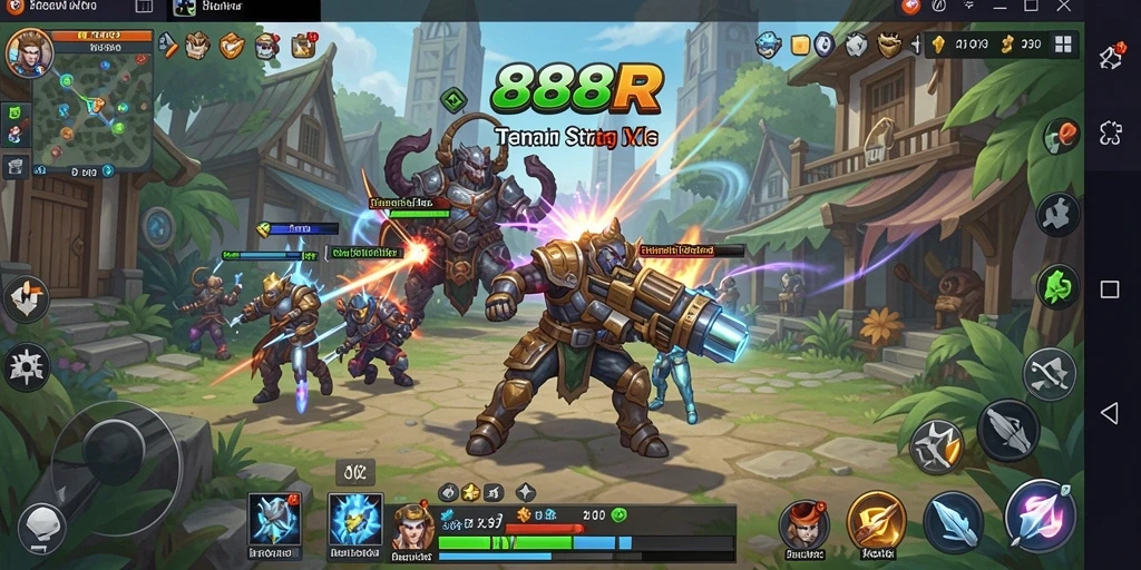 Tampilan gameplay SLG yang seru dan mendebarkan.