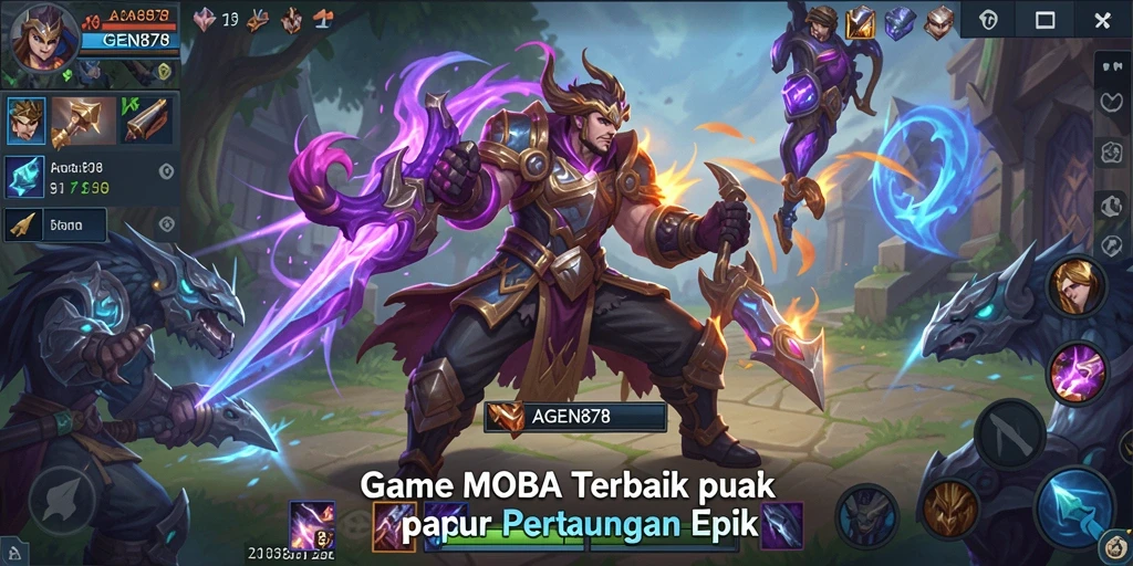 Tampilan seru pertempuran dalam AGEN878 dengan karakter yang beragam.