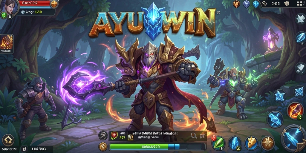 Screenshot AYUWIN yang menampilkan aksi gameplay MMORPG yang mendebarkan.