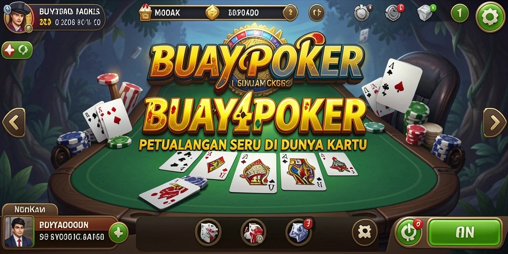 Gameplay petualangan seru dengan permainan kartu di BUAYAPOKER.