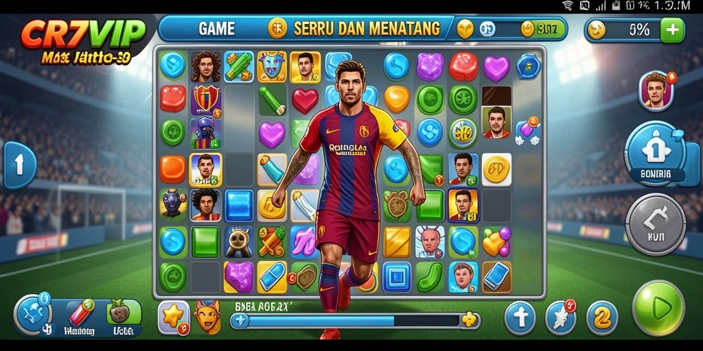 Gameplay yang seru dan penuh warna di CR7VIP.
