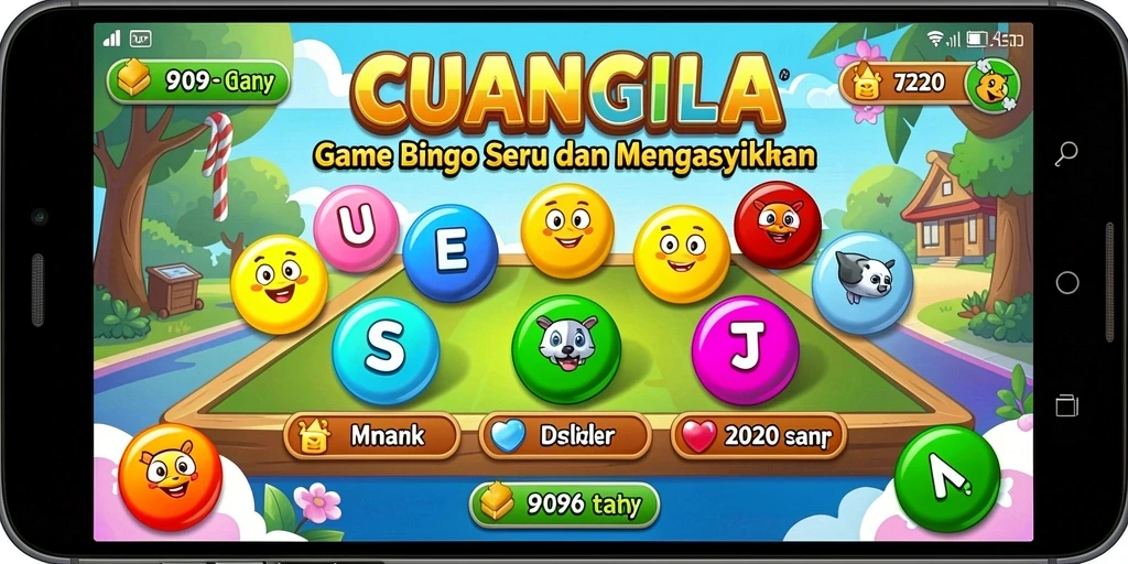Tampilan screenshot CUANGILA menunjukkan keseruan gameplay Bingo.