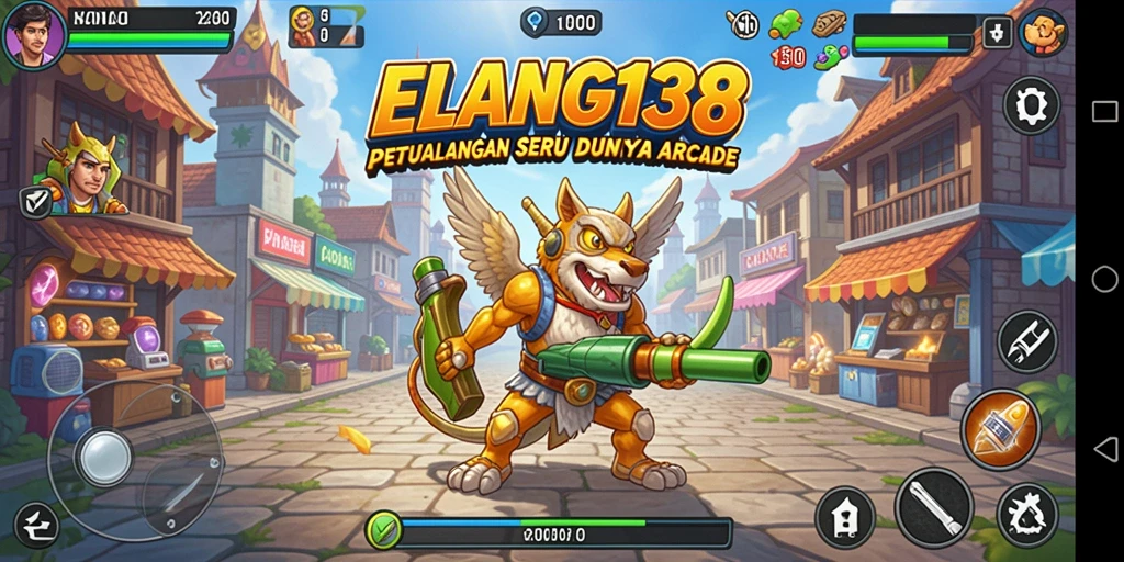 Tampilan gameplay seru dan penuh warna dari ELANG138.