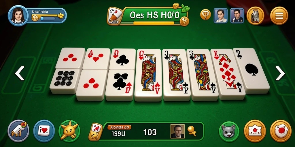 Gameplay H03 menampilkan keseruan permainan Domino yang mendebarkan.