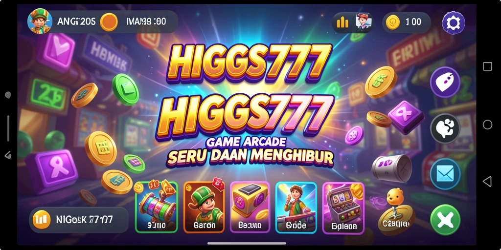 Tampilan gameplay HIGGS777 yang seru dan adiktif dalam genre Arcade.