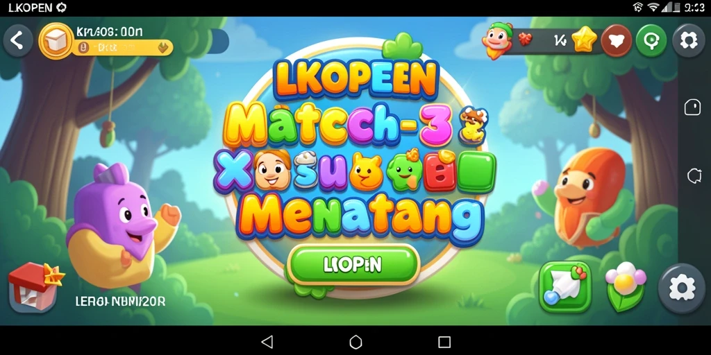 Tampilan gameplay LKOPEN yang seru dan penuh warna.