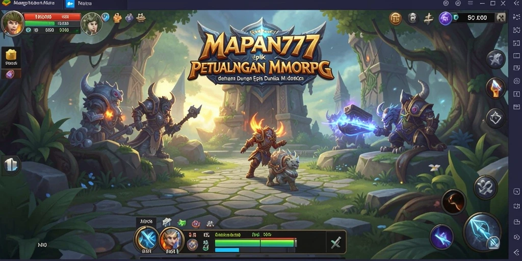 Screenshot gameplay MAPAN777 yang menarik dalam dunia MMORPG.