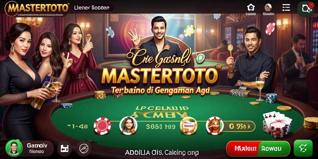 Tampilan menarik dari gameplay Live Casino MASTERTOTO.