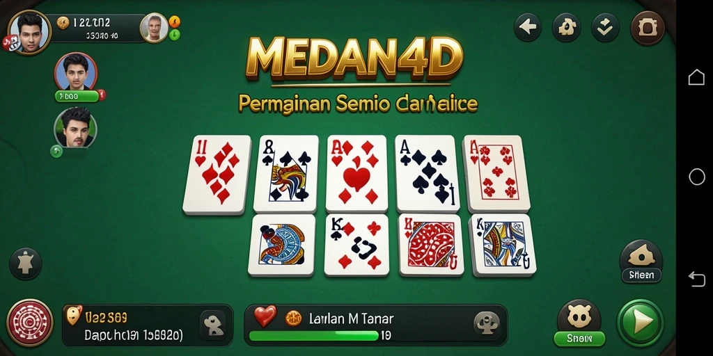 Screenshot gameplay MEDAN4D yang menunjukkan pengalaman bermain Domino yang seru.