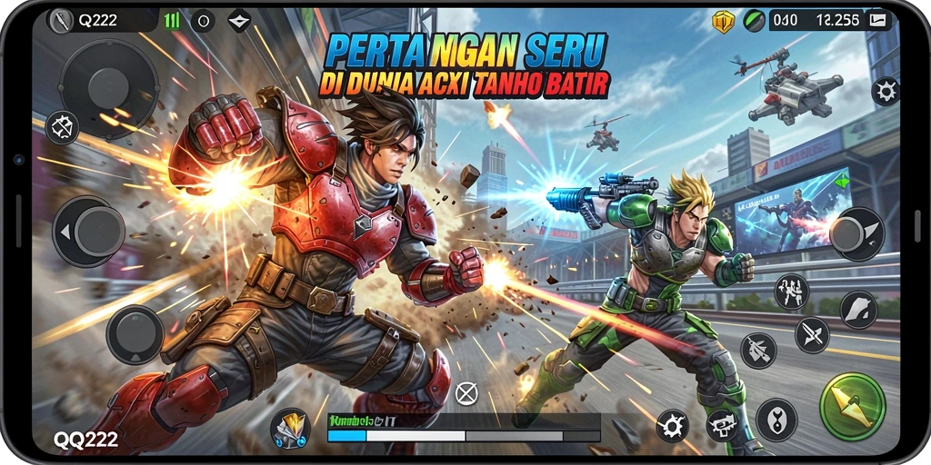 Tampilan menakjubkan dari pertempuran dalam QQ222 yang mengesankan.