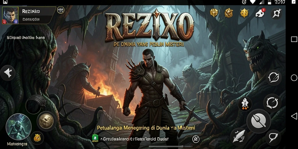 Gameplay menegangkan di dunia petualangan REZIXO.